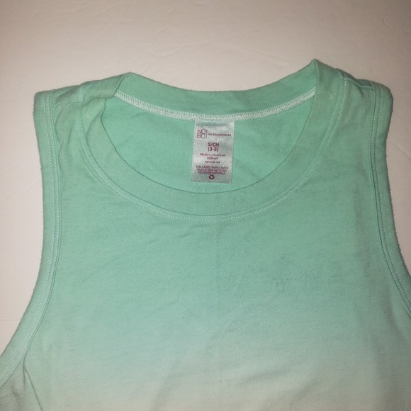 Aqua White and Purple Ombre Tank Top Size Small - Picture 5 of 6